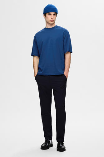 T-shirt (korte mouwen) Blauw - SELECTED