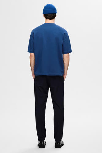 T-shirt (korte mouwen) Blauw - SELECTED