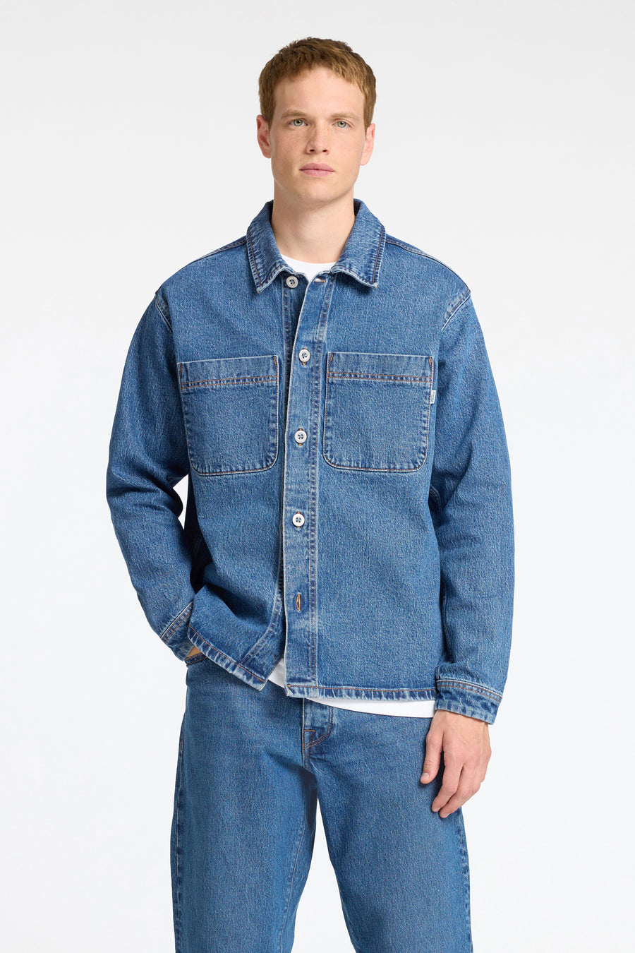 Jeanshemd Mid blue denim - SELECTED