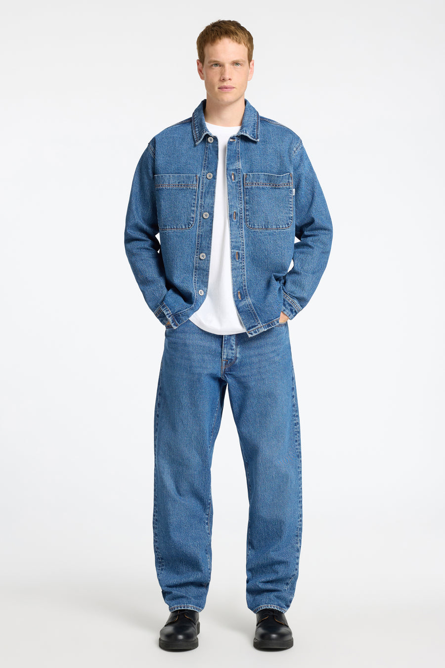 Jeanshemd Mid blue denim - SELECTED