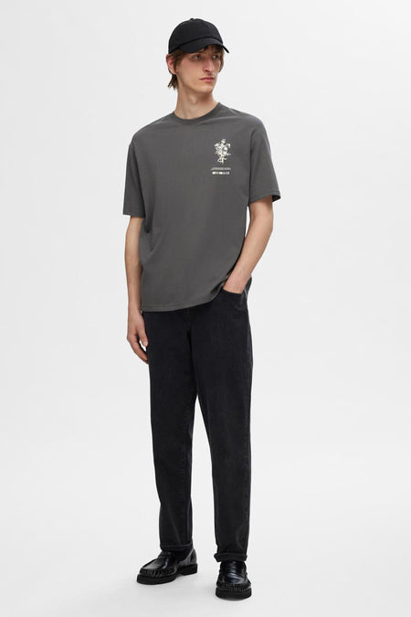 T-shirt (korte mouwen) Grijs - SELECTED