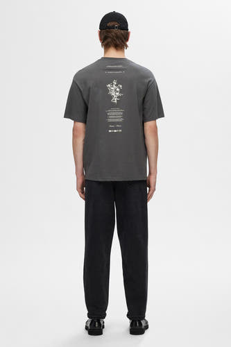 T-shirt (korte mouwen) Grijs - SELECTED