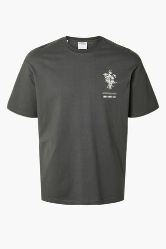 T-shirt (korte mouwen) Grijs - SELECTED