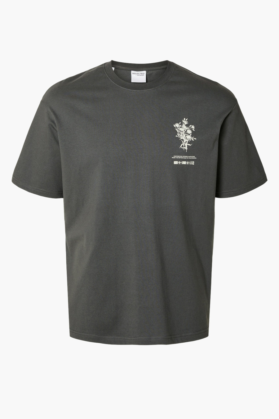 T-shirt (korte mouwen) Grijs - SELECTED