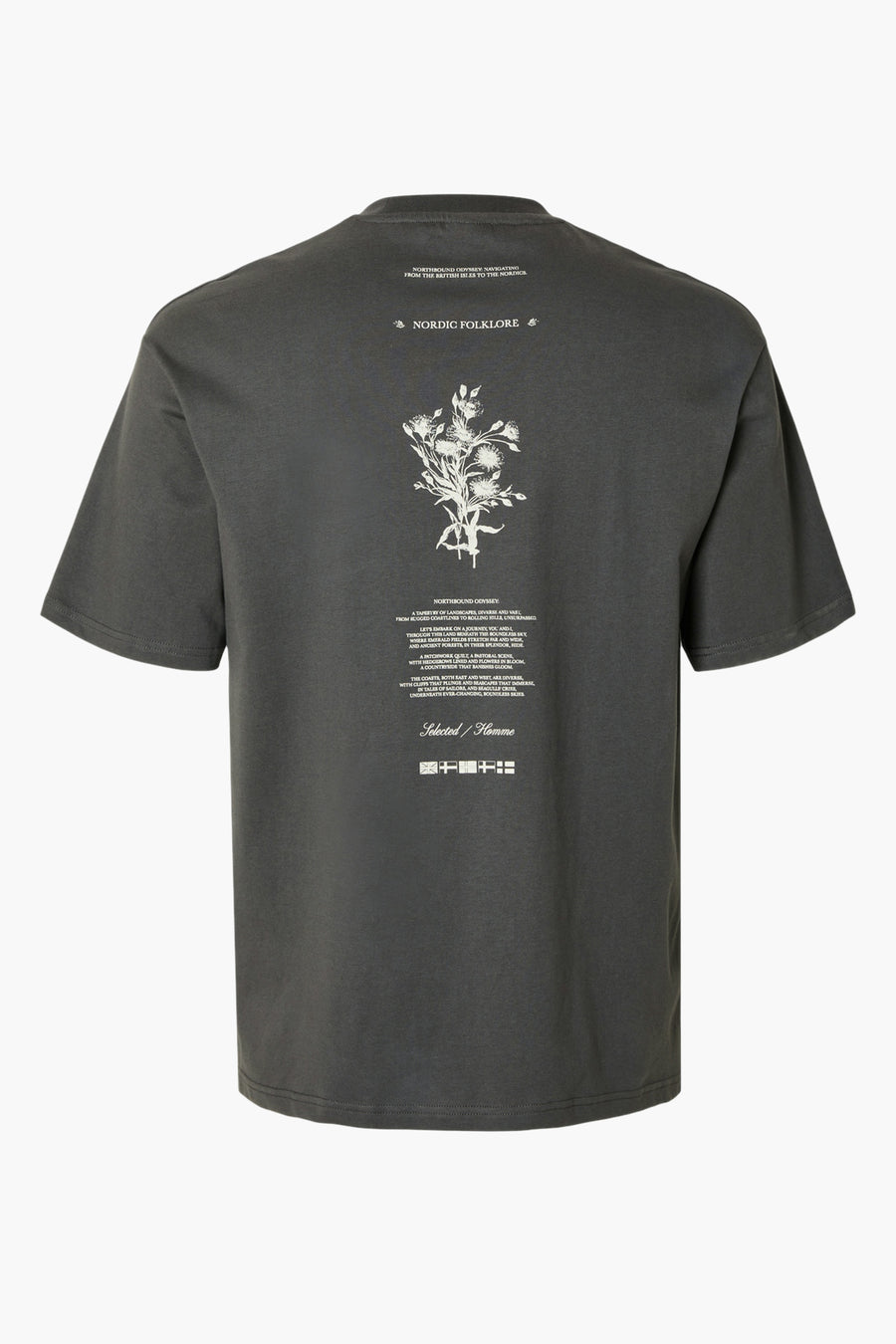 T-shirt (korte mouwen) Grijs - SELECTED