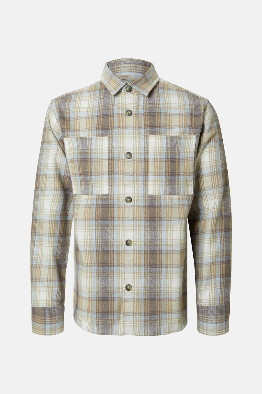 Hemd (lange mouwen) Beige - SELECTED
