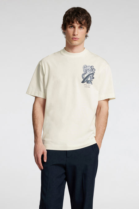 T-shirt (korte mouwen) Ecru - SELECTED