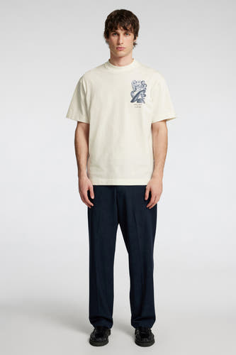 T-shirt (korte mouwen) Ecru - SELECTED