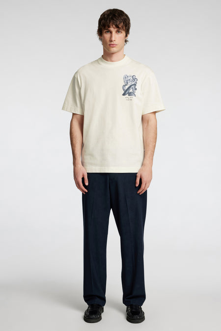 T-shirt (korte mouwen) Ecru - SELECTED