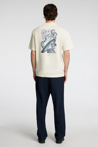 T-shirt (korte mouwen) Ecru - SELECTED