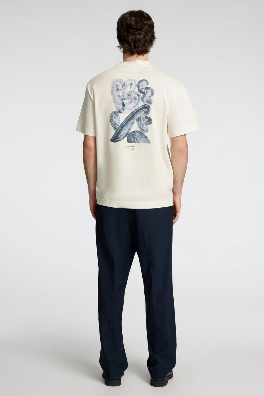 T-shirt (korte mouwen) Ecru - SELECTED