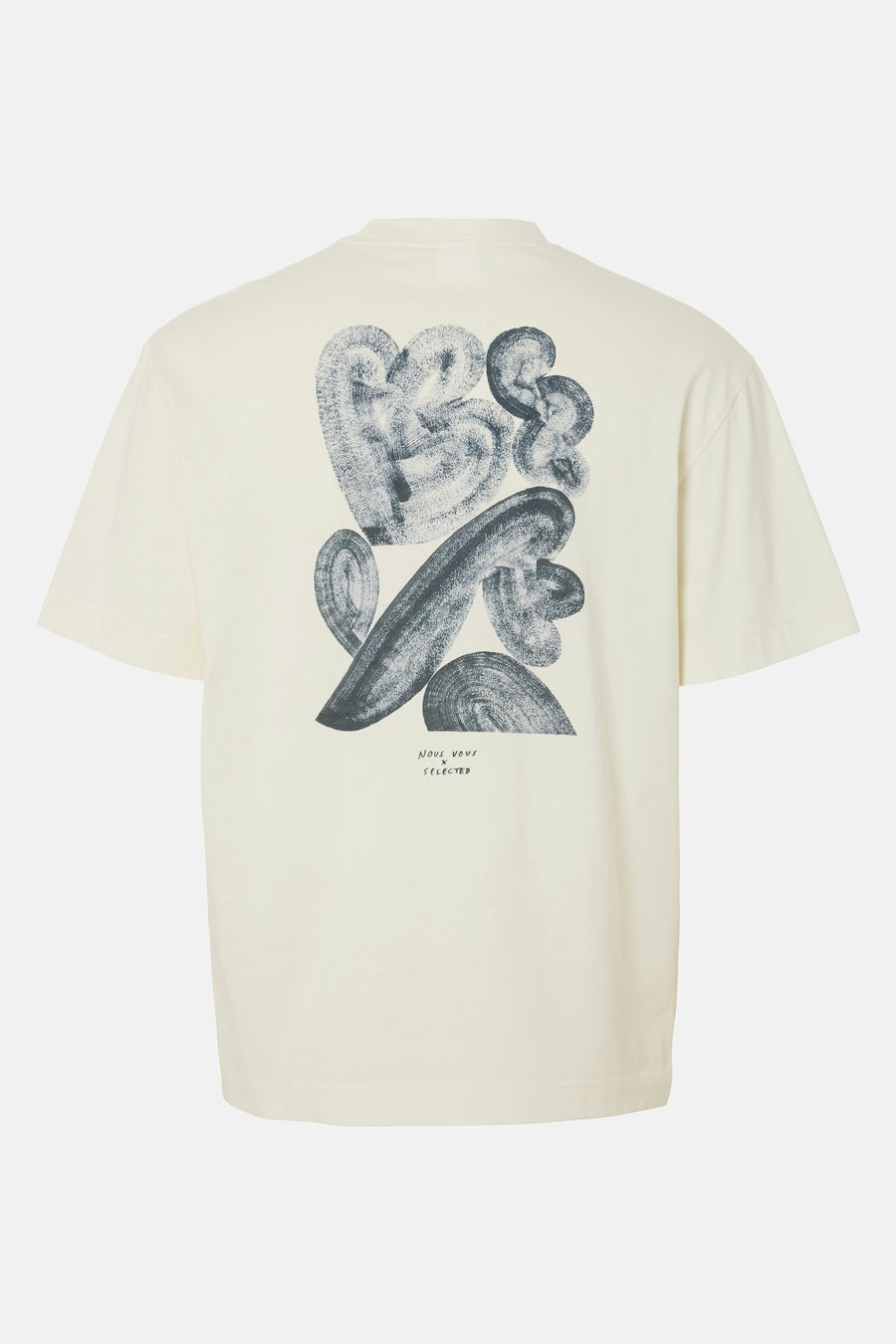 T-shirt (korte mouwen) Ecru - SELECTED