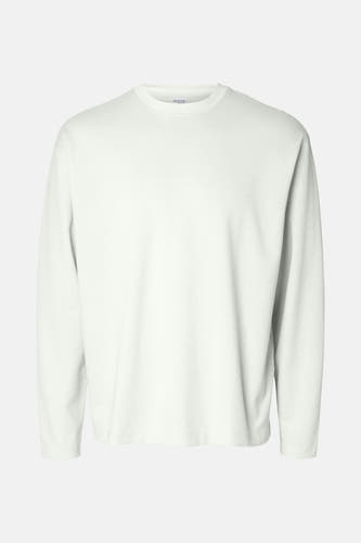 T-shirt (lange mouwen) Wit - SELECTED