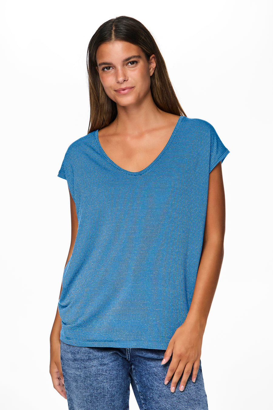 T-shirt (korte mouwen) Blauw - PIECES®