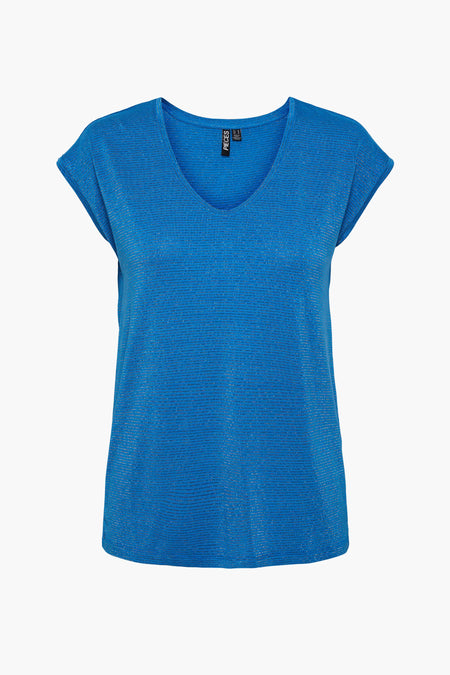 T-shirt (korte mouwen) Blauw - PIECES®