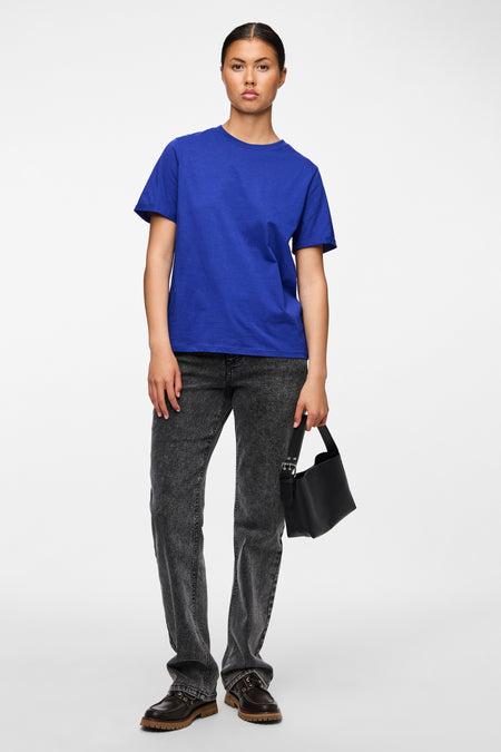 Top (korte mouwen) Blauw - PIECES®
