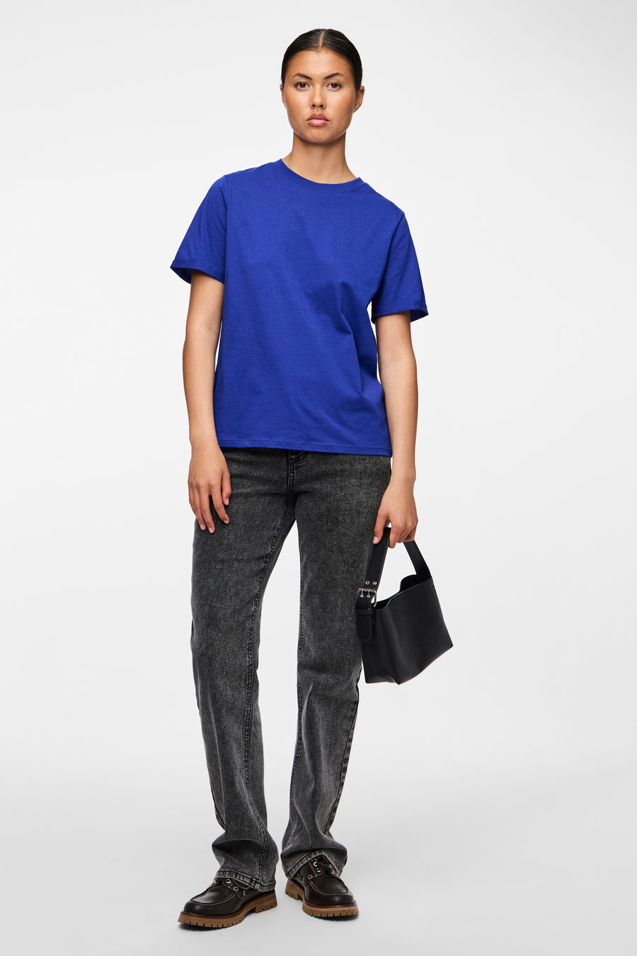 Top (korte mouwen) Blauw - PIECES®