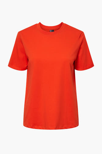 Top (korte mouwen) Oranje - PIECES®