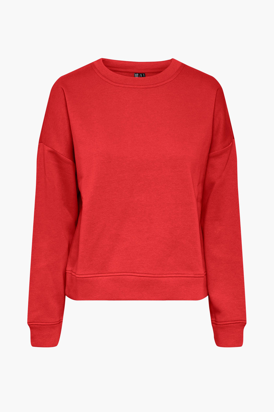 Sweater met ronde hals Rood - PIECES®