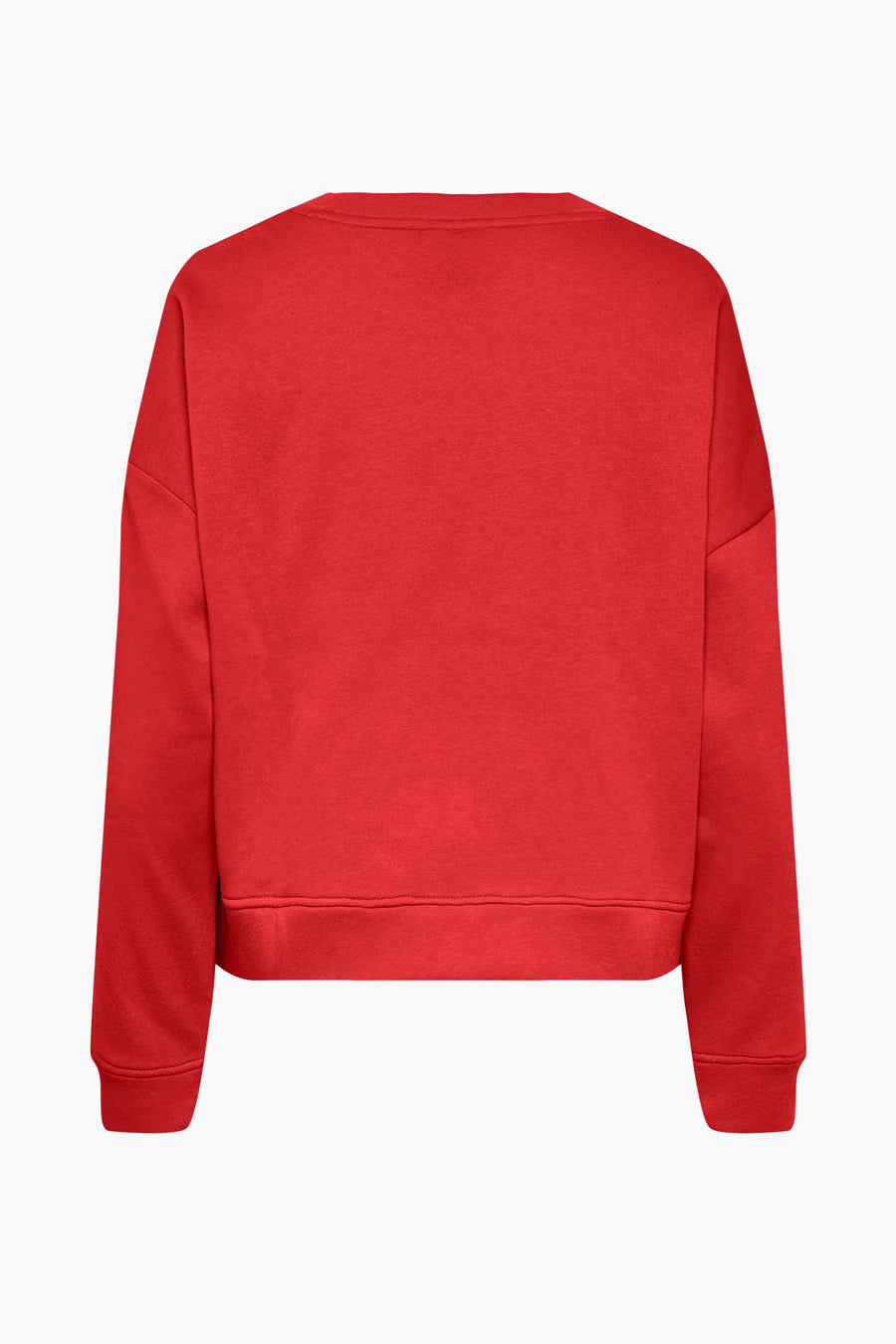 Sweater met ronde hals Rood - PIECES®