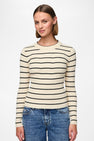 PCCRISTA LS O-NECK KNIT NOOS BC