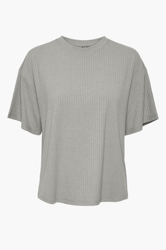 Top (korte mouwen) Grijs - PIECES®