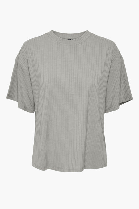 Top (korte mouwen) Grijs - PIECES®