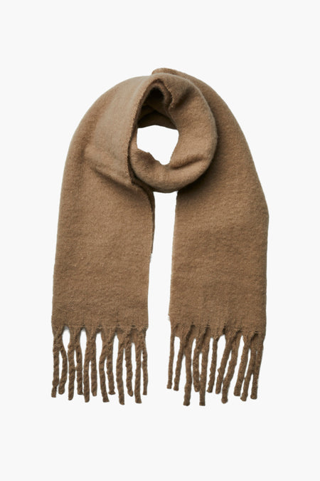 Wintersjaals Beige - PIECES®