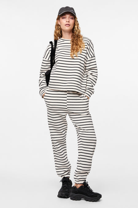 Sweater met ronde hals Wit - PIECES®