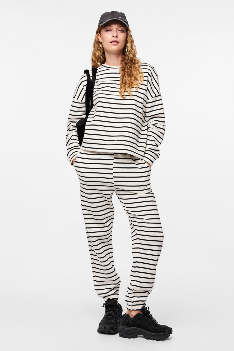 Sweater met ronde hals Wit - PIECES®