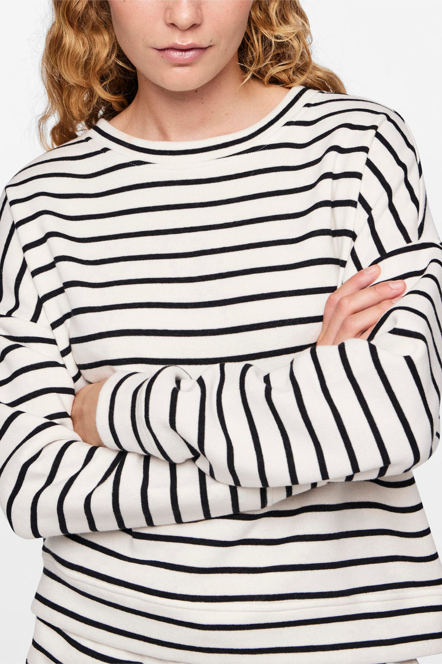 Sweater met ronde hals Wit - PIECES®