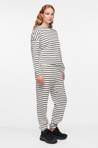 Sweater met ronde hals Wit - PIECES®