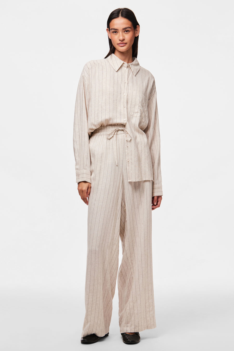 Broek Ecru - PIECES®