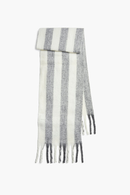 Wintersjaals Grijs - PIECES®