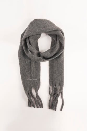 Wintersjaals Grijs - PIECES®