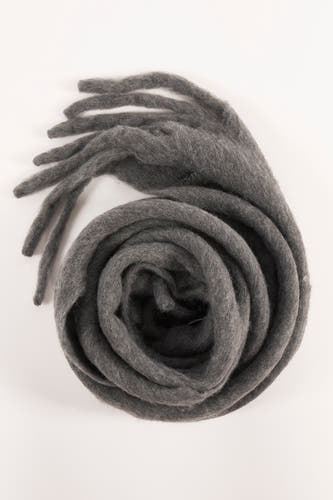 Wintersjaals Grijs - PIECES®