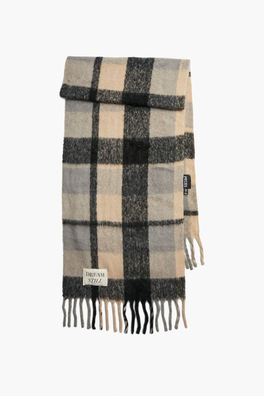 Wintersjaals Zwart - PIECES®