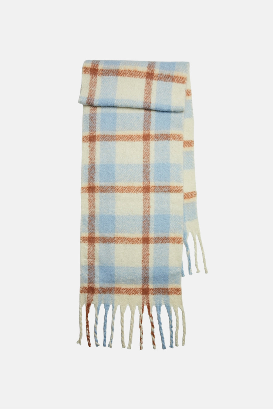 Wintersjaals Blauw - PIECES®