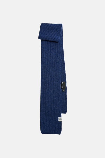 Wintersjaals Blauw - PIECES®