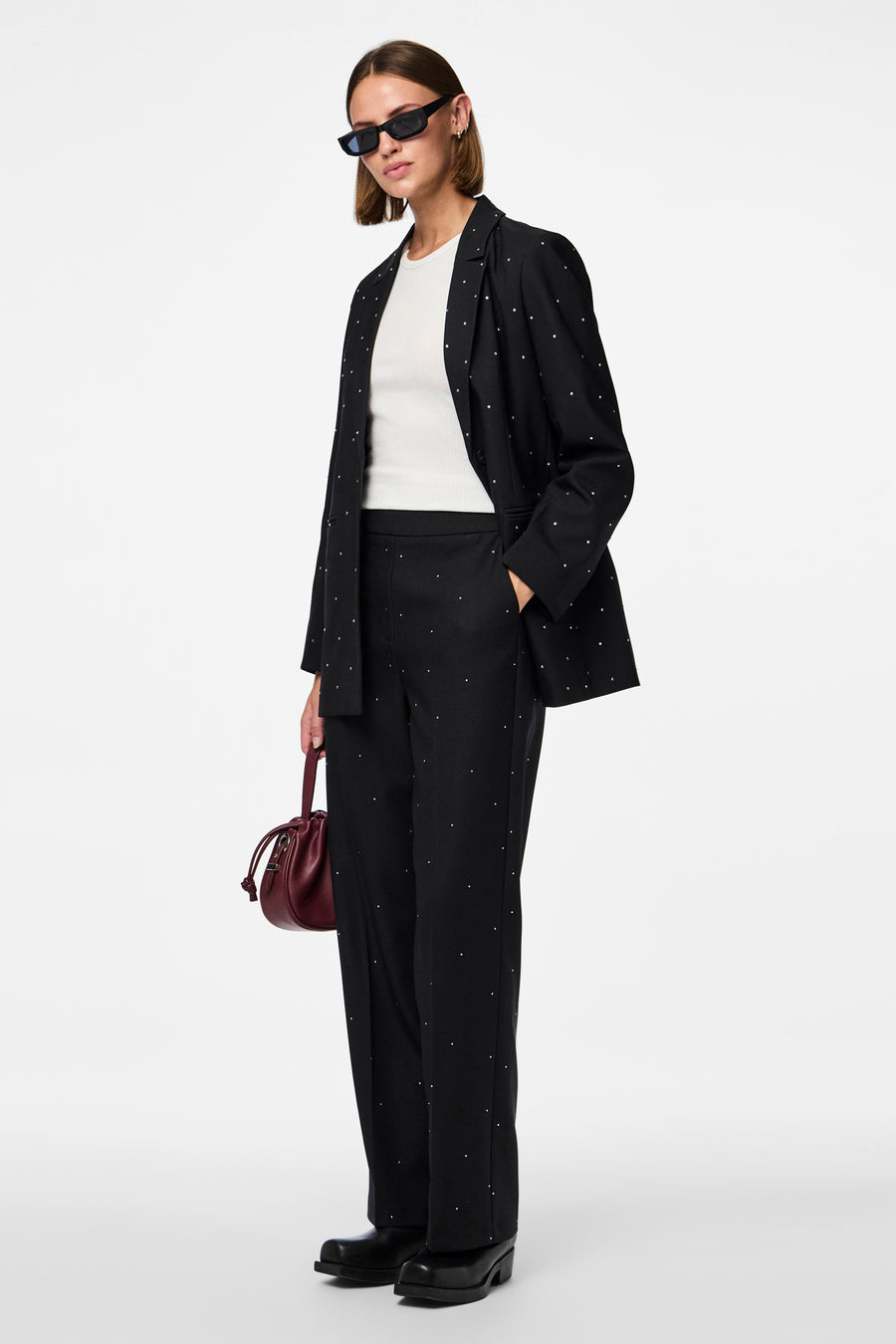 Broek Zwart - PIECES®
