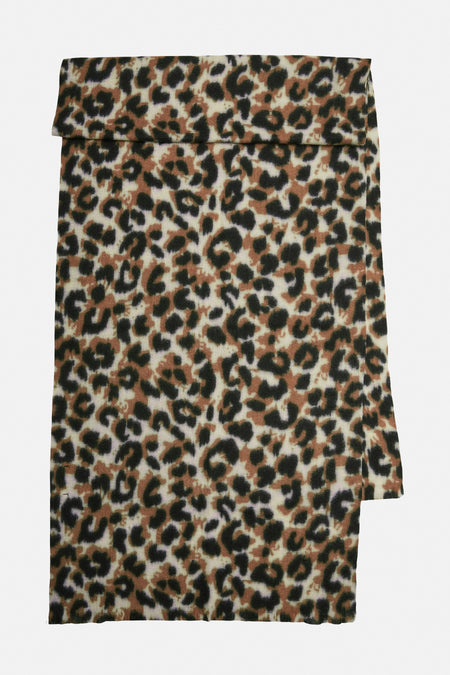 Wintersjaals Bruin - PIECES®