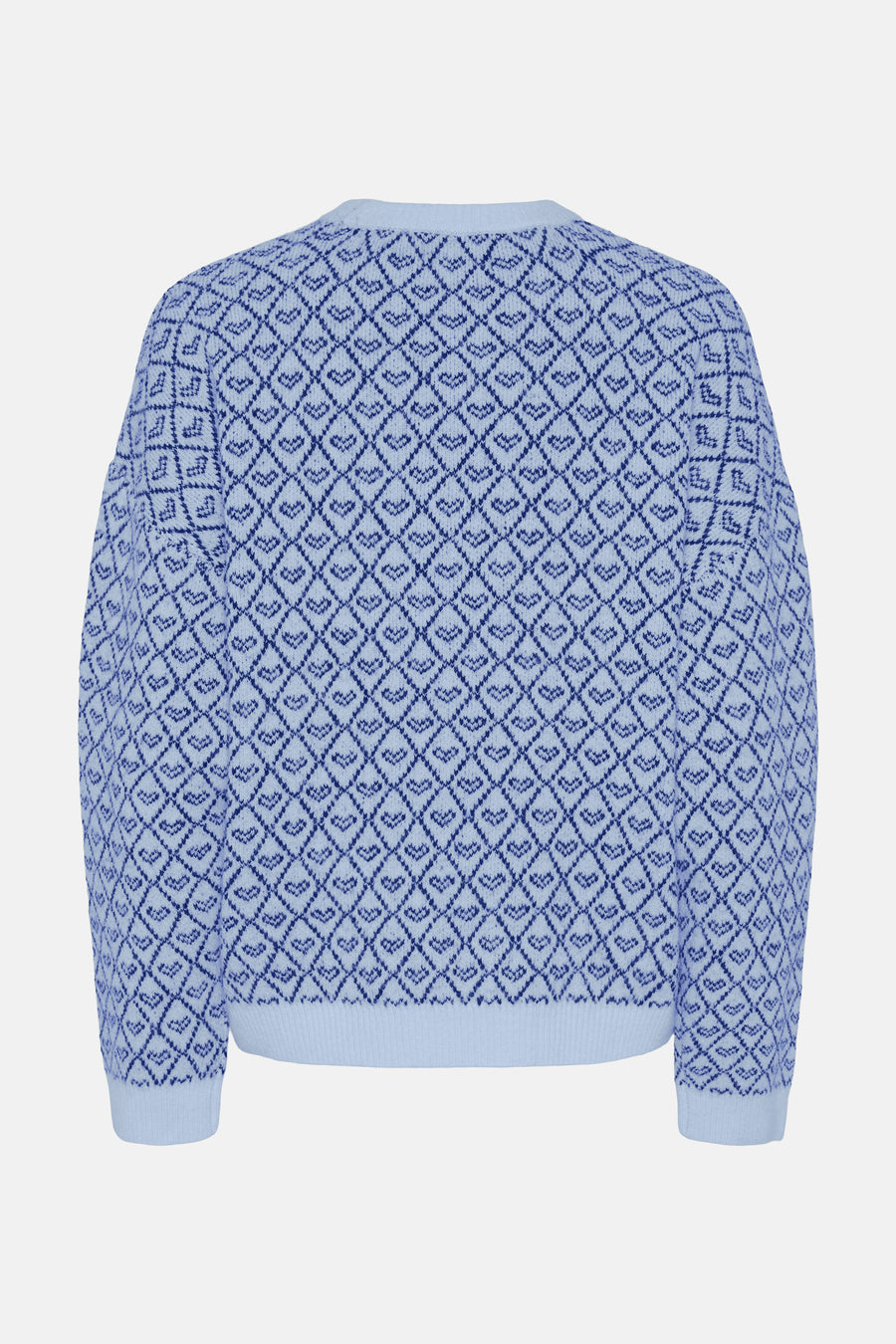 Trui met ronde hals Blauw - PIECES®