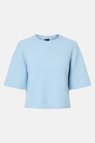 Trui met ronde hals Blauw - PIECES®