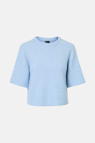 Trui met ronde hals Blauw - PIECES®