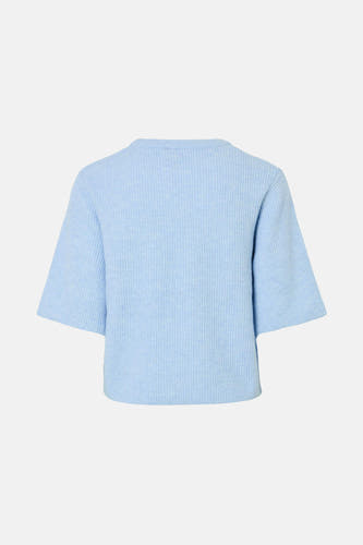 Trui met ronde hals Blauw - PIECES®