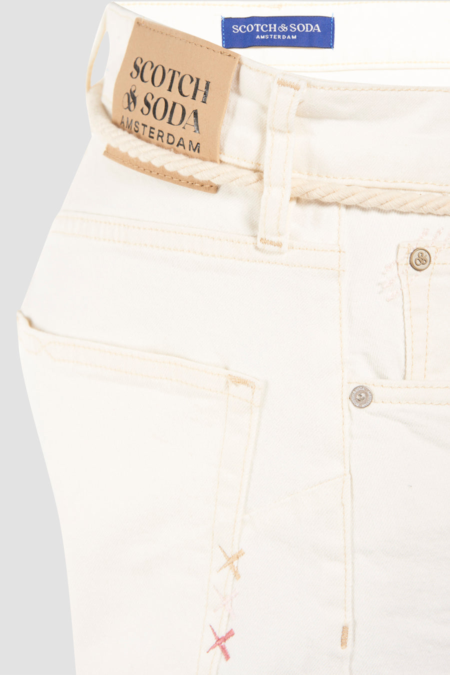 Jeans straight Beige - SCOTCH & SODA