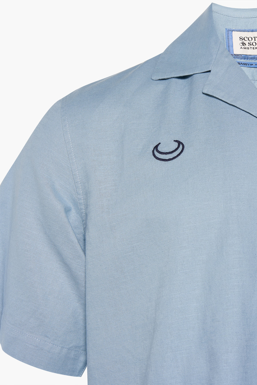 Hemd (korte mouwen) Blauw - SCOTCH & SODA