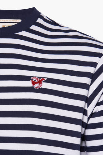 T-shirt (korte mouwen) Blauw - SCOTCH & SODA