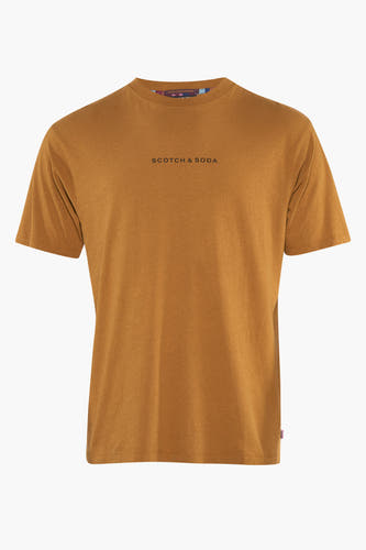 T-shirt (korte mouwen) Oranje - SCOTCH & SODA