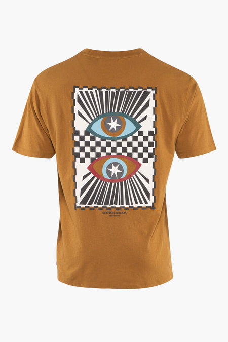 T-shirt (korte mouwen) Oranje - SCOTCH & SODA